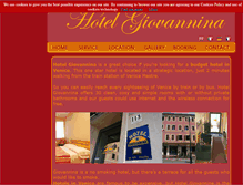 Tablet Screenshot of hotelgiovannina.com